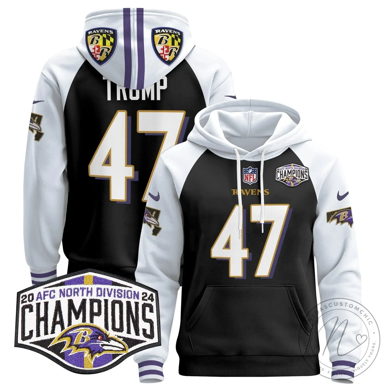 AFC North Division Champions Baltimore Ravens Derrick Henry Number 22 Hoodie 55 AFC North Division Champions Baltimore Ravens Derrick Henry Number 22 Hoodie