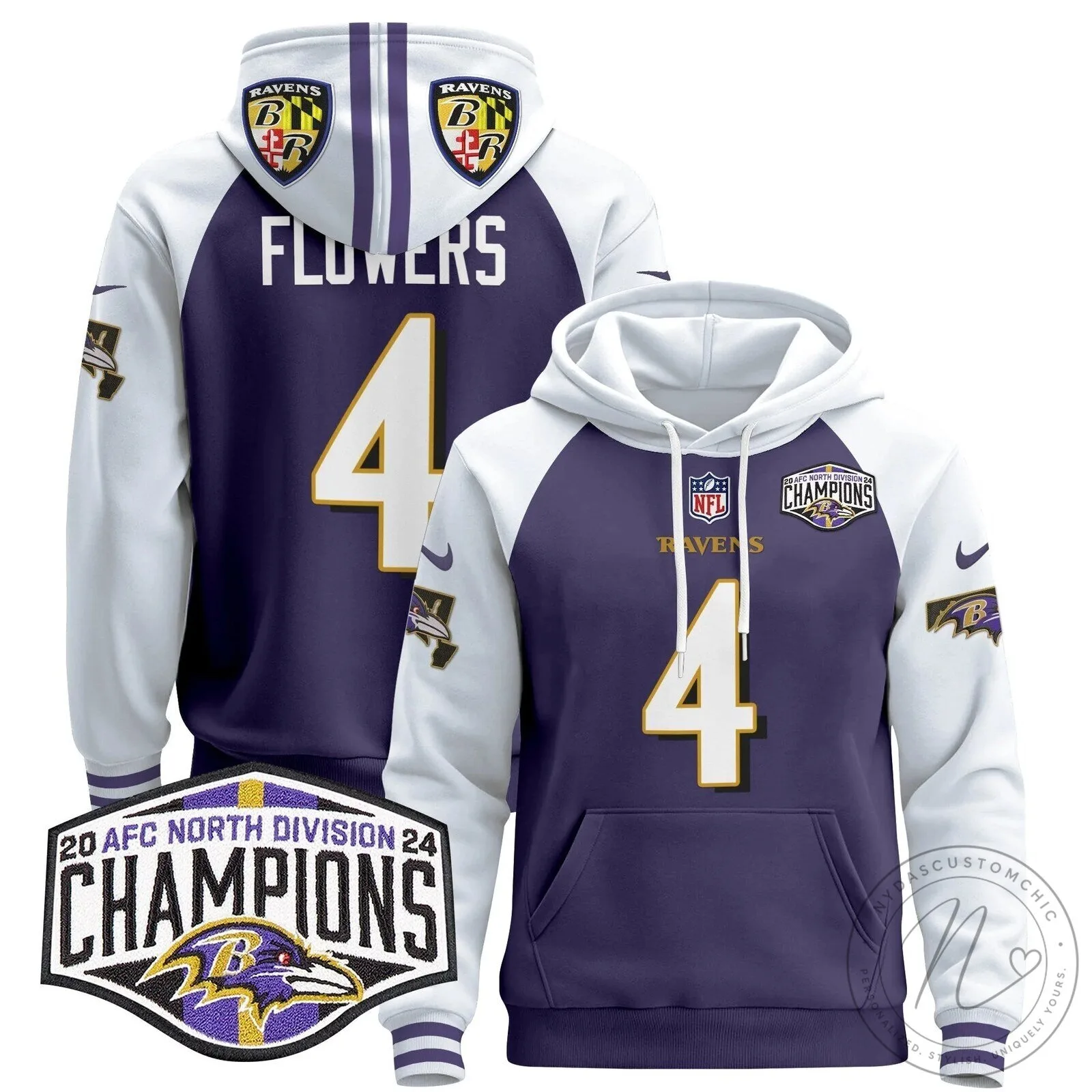 AFC North Division Champions Baltimore Ravens Derrick Henry Number 22 Hoodie 62 AFC North Division Champions Baltimore Ravens Derrick Henry Number 22 Hoodie