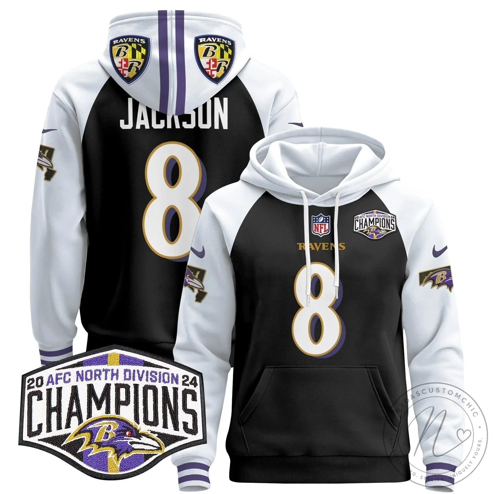 AFC North Division Champions Baltimore Ravens Derrick Henry Number 22 Hoodie 65 AFC North Division Champions Baltimore Ravens Derrick Henry Number 22 Hoodie