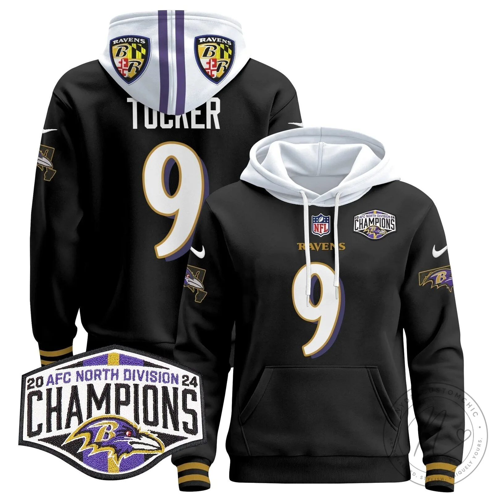 AFC North Division Champions Baltimore Ravens Derrick Henry Number 22 Hoodie 69 AFC North Division Champions Baltimore Ravens Derrick Henry Number 22 Hoodie