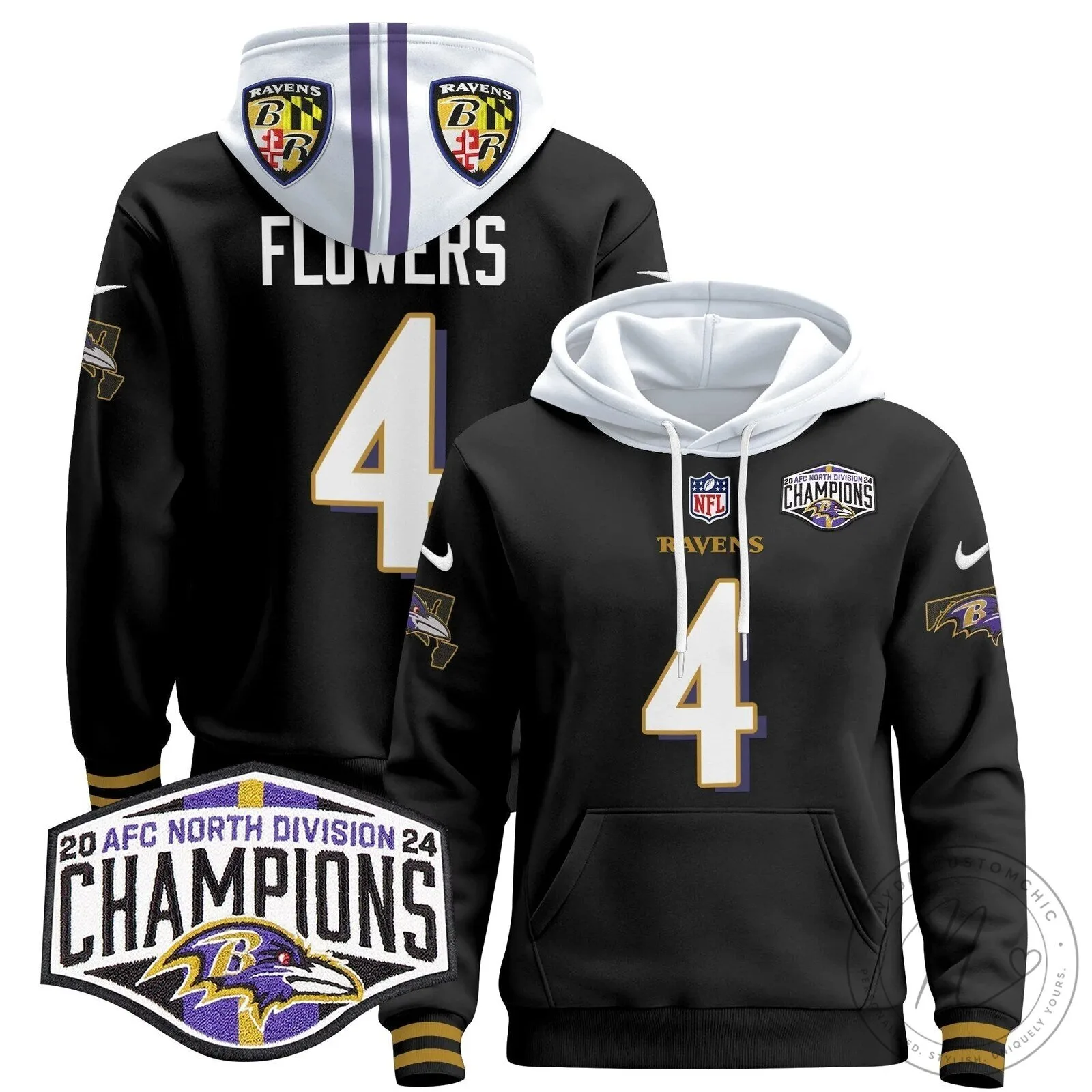 AFC North Division Champions Baltimore Ravens Derrick Henry Number 22 Hoodie 73 AFC North Division Champions Baltimore Ravens Derrick Henry Number 22 Hoodie