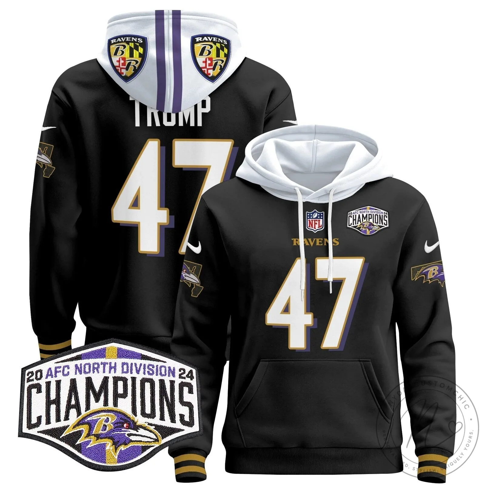 AFC North Division Champions Baltimore Ravens Derrick Henry Number 22 Hoodie 77 AFC North Division Champions Baltimore Ravens Derrick Henry Number 22 Hoodie