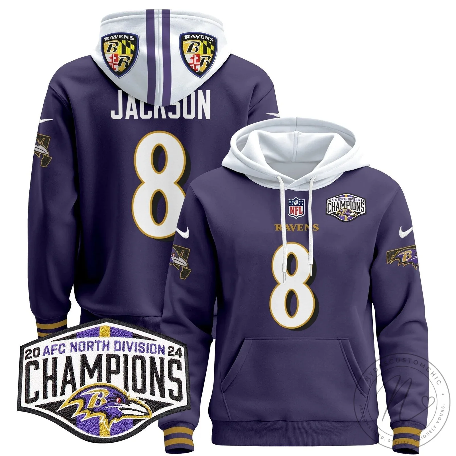AFC North Division Champions Baltimore Ravens Derrick Henry Number 22 Hoodie 79 AFC North Division Champions Baltimore Ravens Derrick Henry Number 22 Hoodie