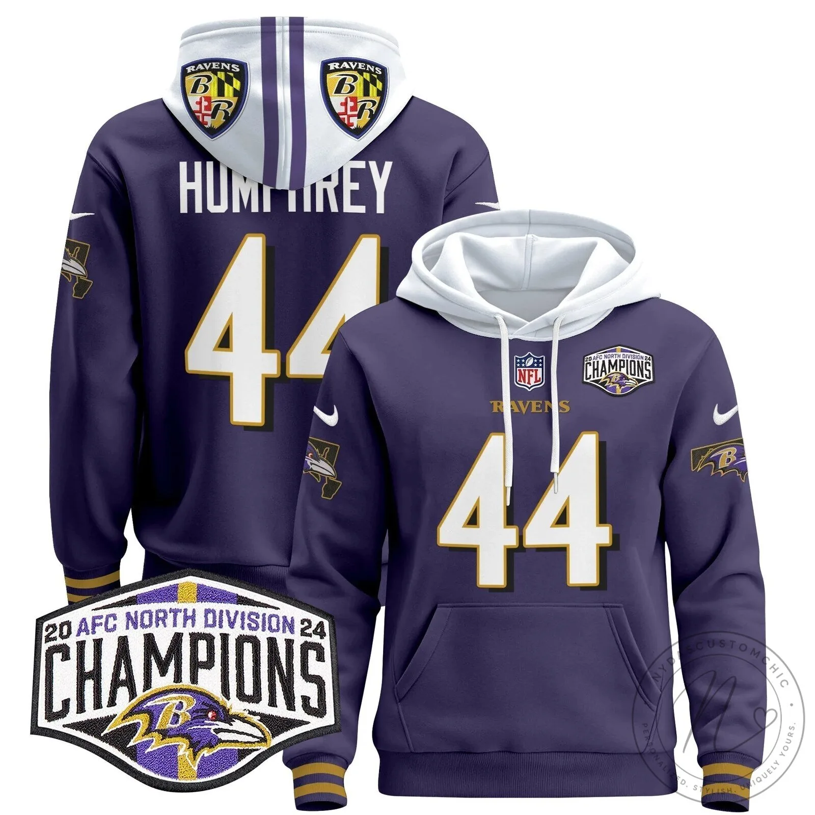 AFC North Division Champions Baltimore Ravens Derrick Henry Number 22 Hoodie 82 AFC North Division Champions Baltimore Ravens Derrick Henry Number 22 Hoodie