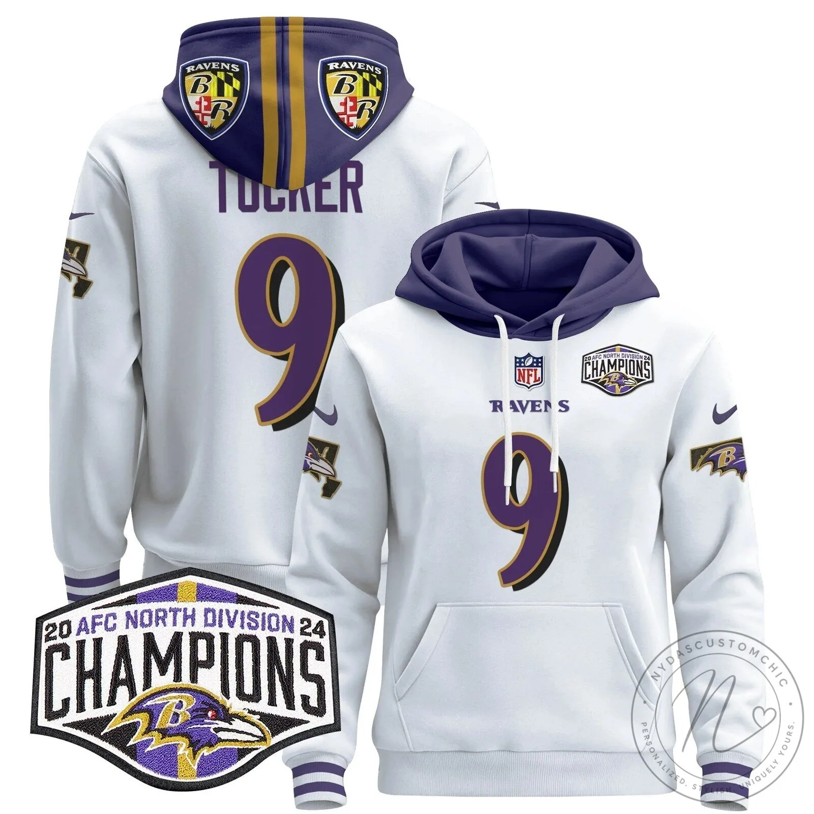 AFC North Division Champions Baltimore Ravens Derrick Henry Number 22 Hoodie 91 AFC North Division Champions Baltimore Ravens Derrick Henry Number 22 Hoodie