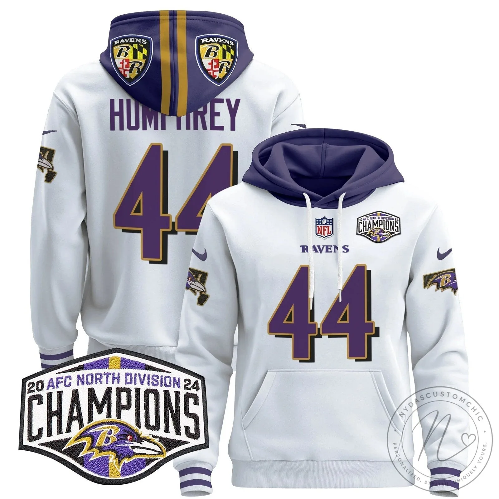 AFC North Division Champions Baltimore Ravens Derrick Henry Number 22 Hoodie 93 AFC North Division Champions Baltimore Ravens Derrick Henry Number 22 Hoodie