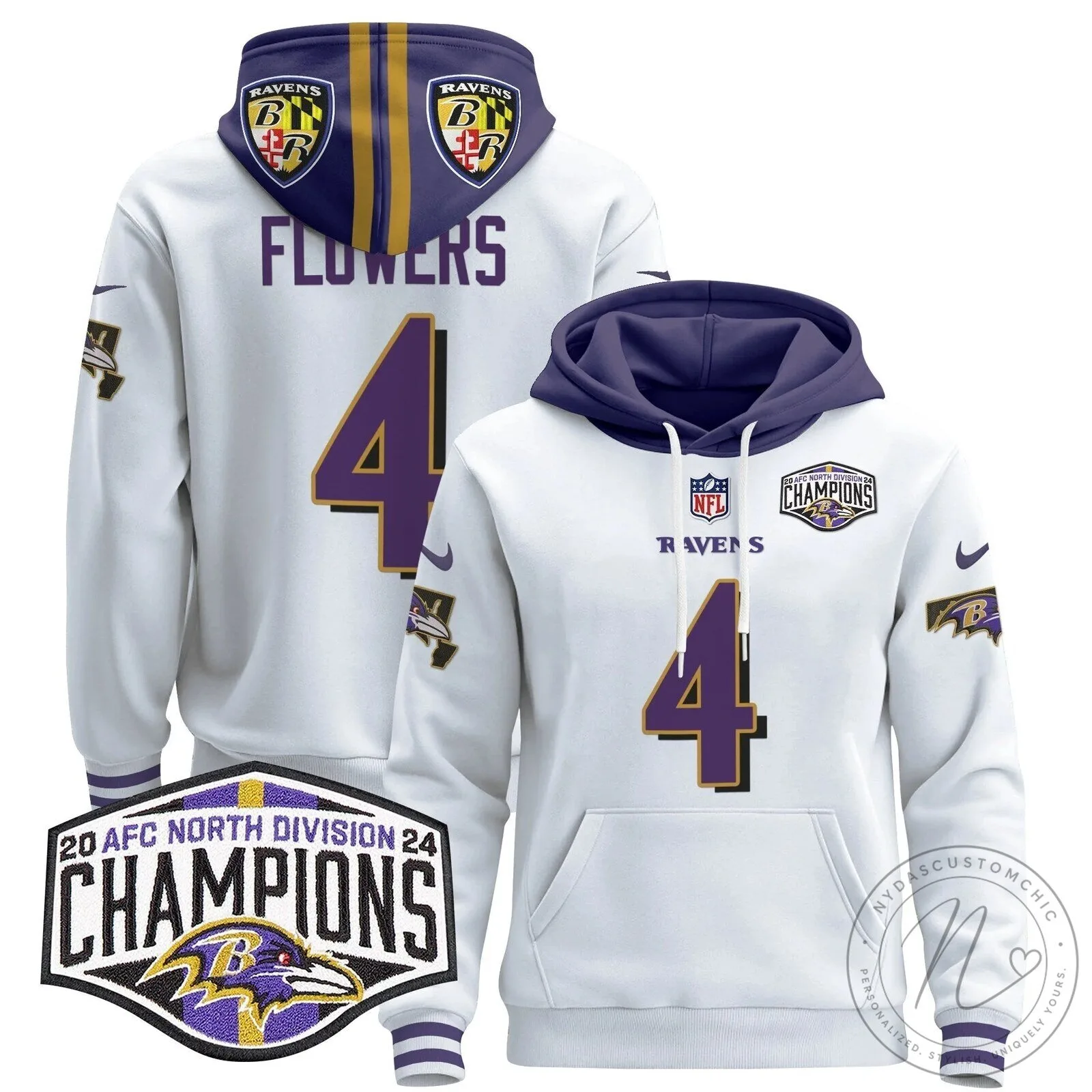 AFC North Division Champions Baltimore Ravens Derrick Henry Number 22 Hoodie 95 AFC North Division Champions Baltimore Ravens Derrick Henry Number 22 Hoodie