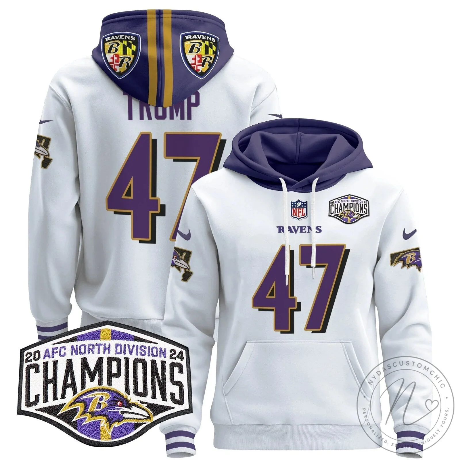 AFC North Division Champions Baltimore Ravens Derrick Henry Number 22 Hoodie 99 AFC North Division Champions Baltimore Ravens Derrick Henry Number 22 Hoodie