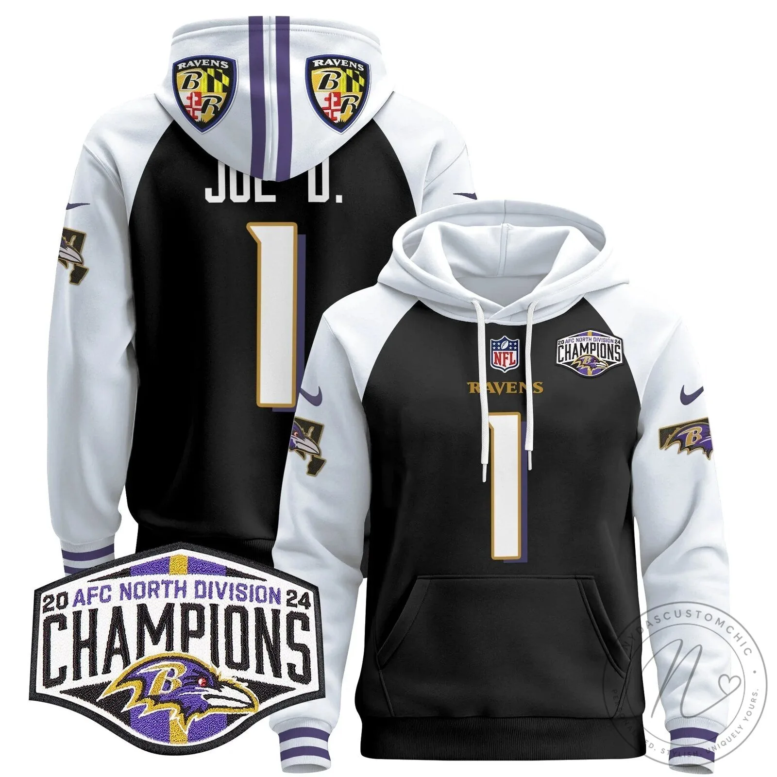 AFC North Division Champions Baltimore Ravens Derrick Henry Number 22 Hoodie 103 AFC North Division Champions Baltimore Ravens Derrick Henry Number 22 Hoodie