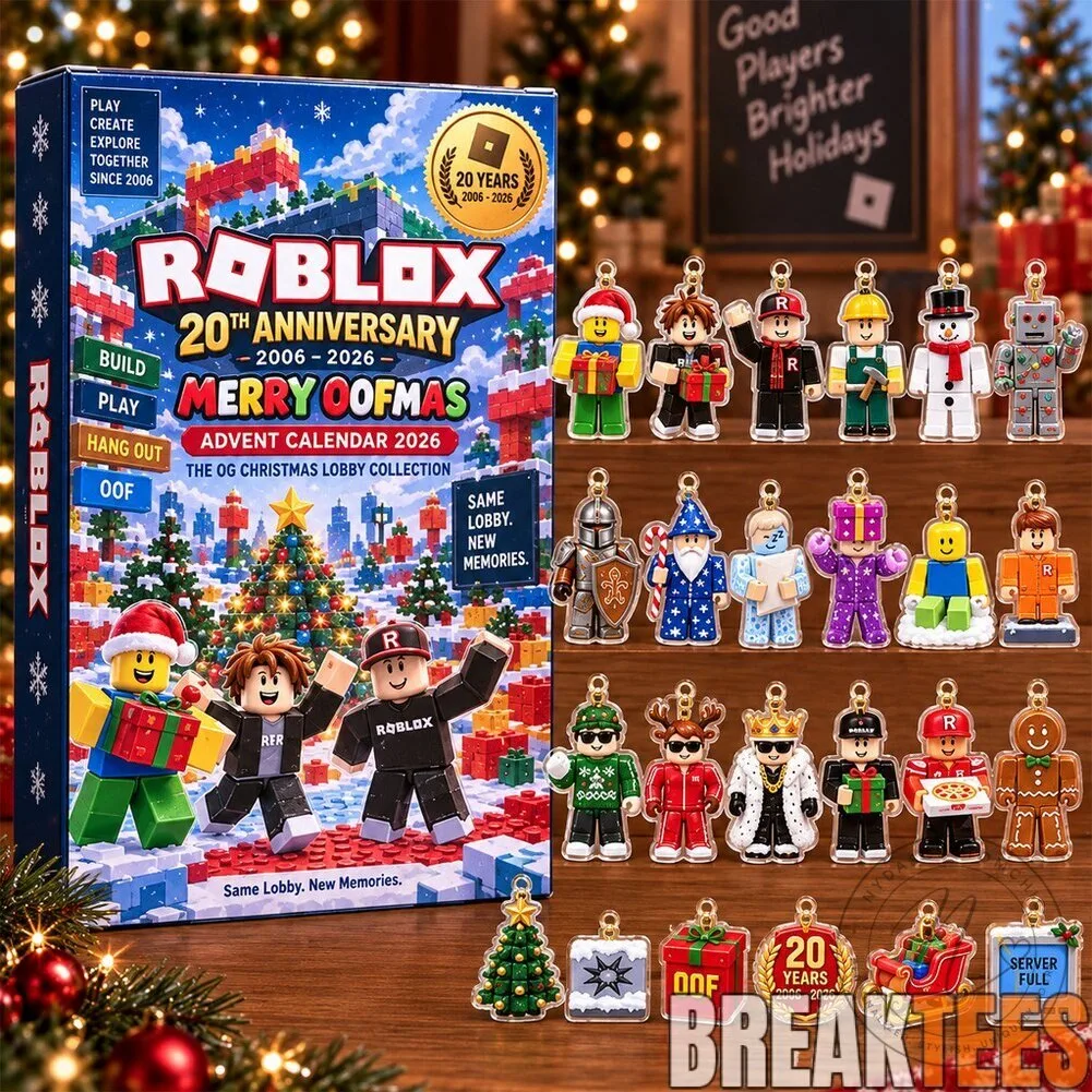 Roblox 20th Anniversary Merry Oofmas Advent Calendar 2026 Christmas Ornaments