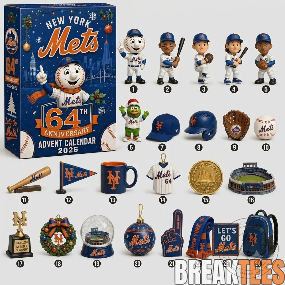 New York Mets 64th Anniversary 2026 Advent Calendar Collector's Edition 5 New York Mets 64th Anniversary 2026 Advent Calendar Collector