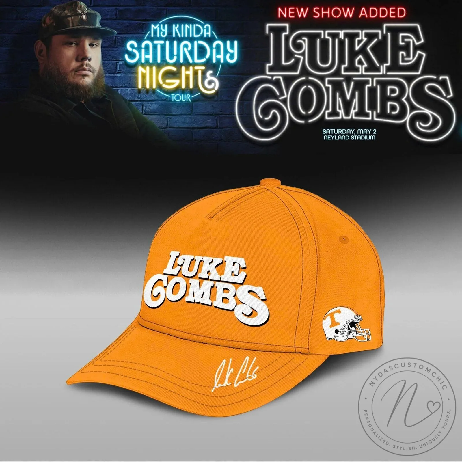 2026 Hoodie for My Kinda Saturday Night Tour with Luke Combs at Neyland Stadium 8 2026 Hoodie for My Kinda Saturday Night Tour with Luke Combs at Neyland Stadium