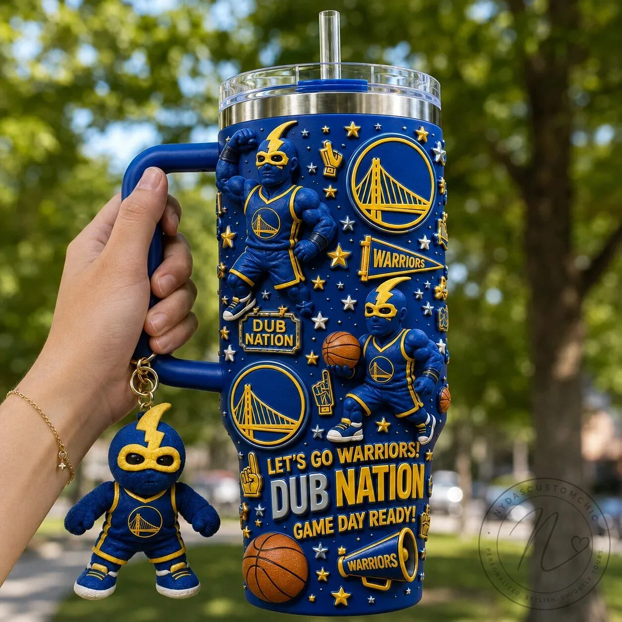 Golden State Warriors Dub Nation Game Day Ready 40oz Tumbler With Handle 8 Golden State Warriors Dub Nation Game Day Ready 40oz Tumbler With Handle