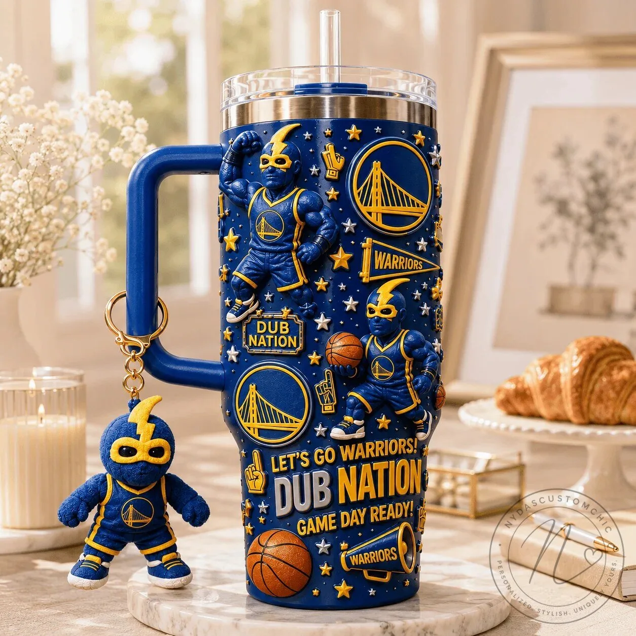 Golden State Warriors Dub Nation Game Day Ready 40oz Tumbler With Handle 9 Golden State Warriors Dub Nation Game Day Ready 40oz Tumbler With Handle