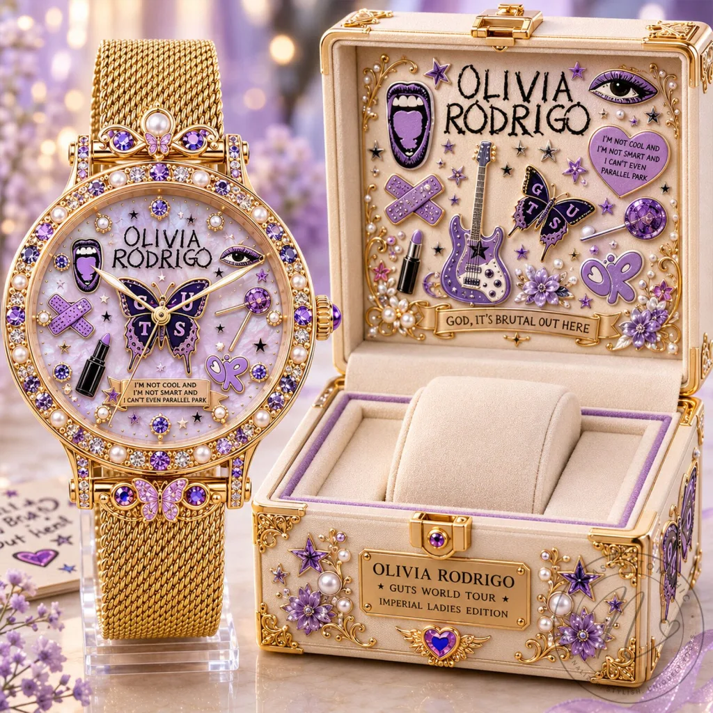 Olivia Rodrigo Guts World Tour Imperial Ladies Edition Watch Olivia Rodrigo Guts World Tour Imperial Ladies Edition Watch
