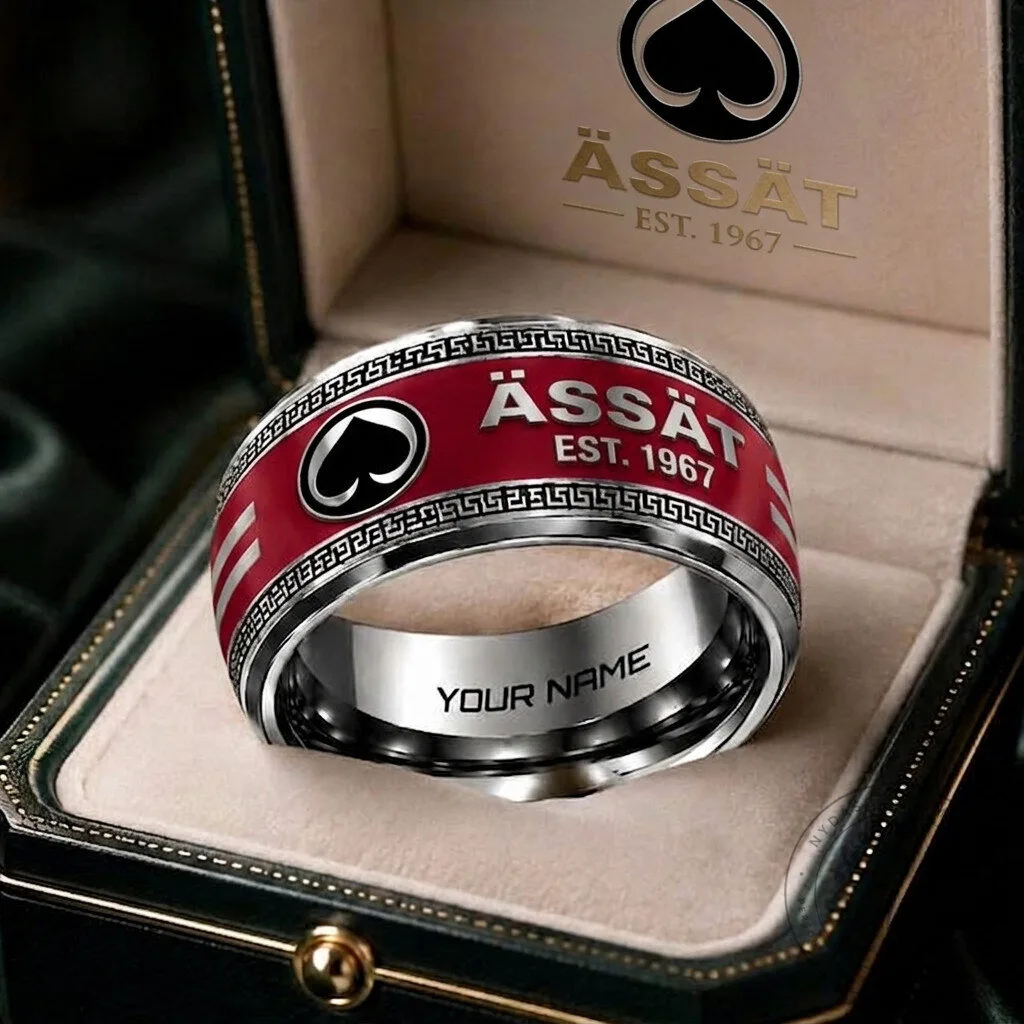 Ässät Pori Ice Hockey Team Special Edition Ring Custom Name Gifts
