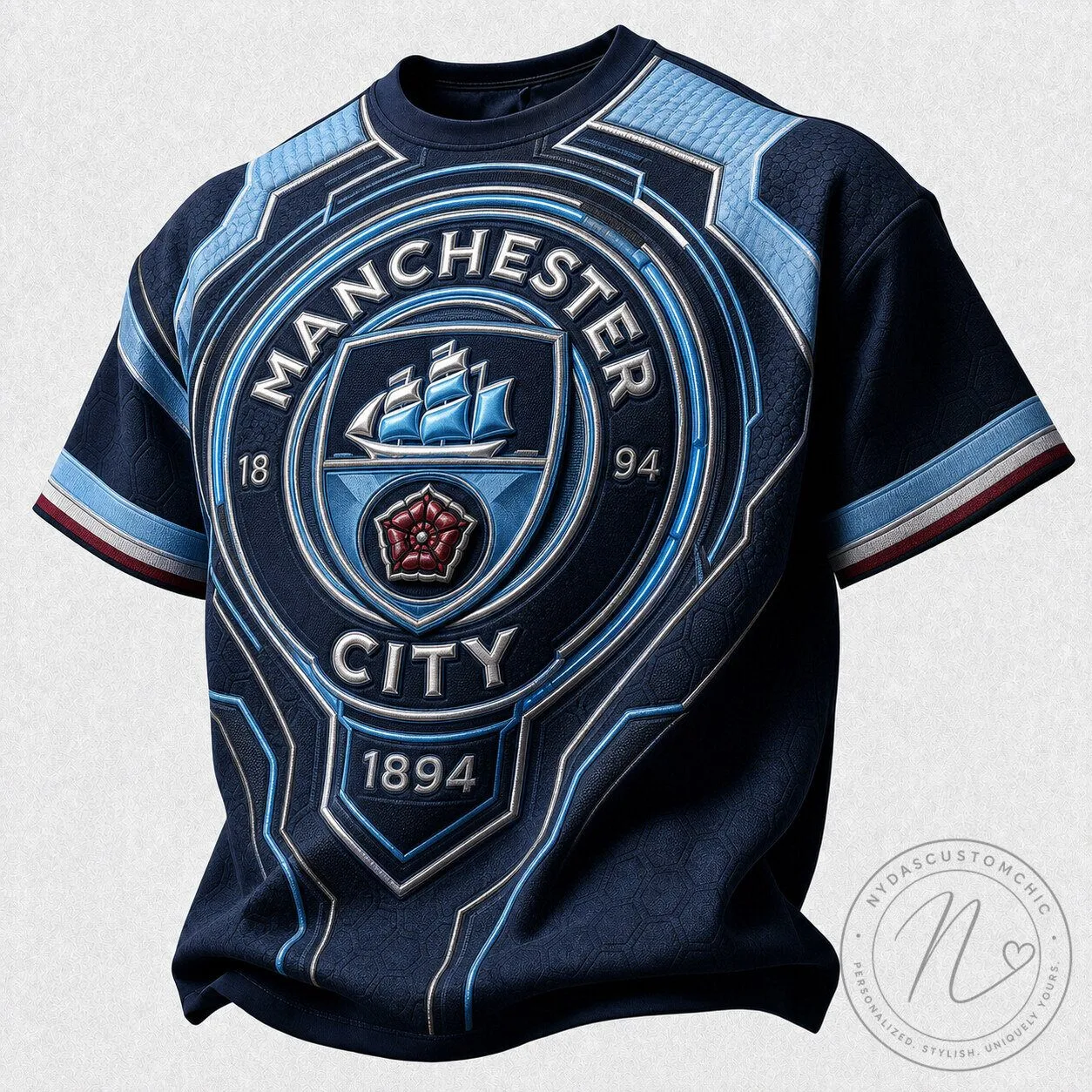 Manchester City Football Club Soccer Kit Fan Jersey