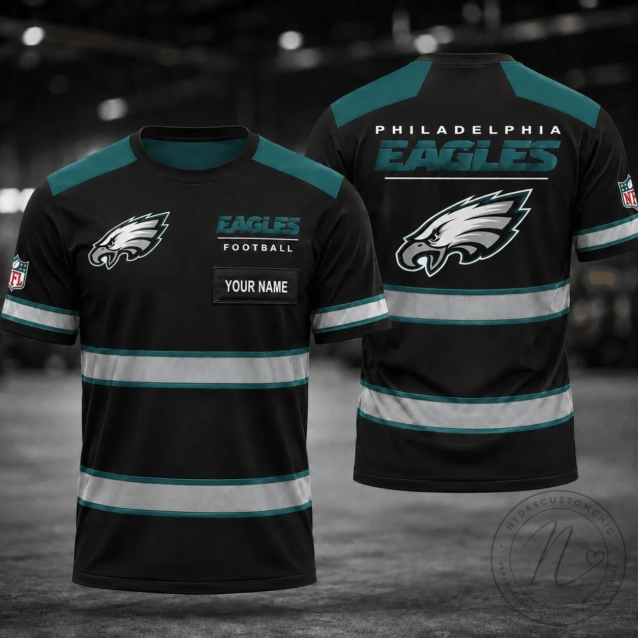 Philadelphia Eagles Fan Football Jersey Custom Name Gift