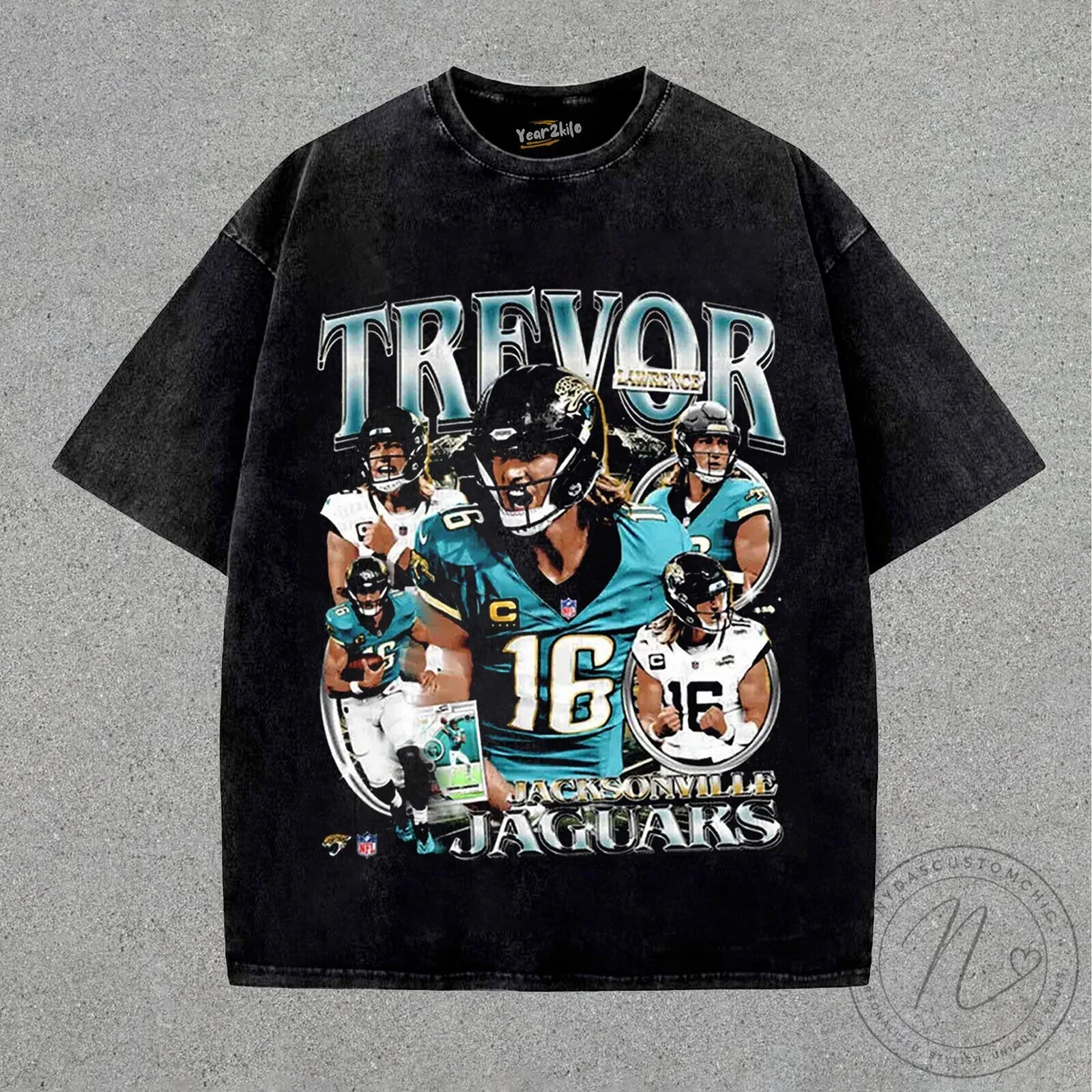 Trevor Lawrence Jacksonville Jaguars Football Team Graphic Design T-Shirt