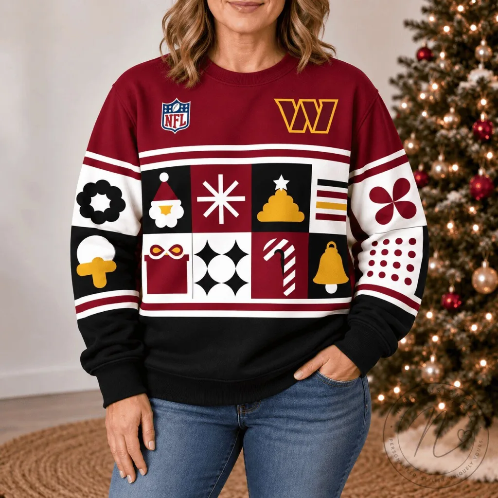 Washington Commanders NFL Christmas Holiday Ugly Sweater Sweatshirt Washington Commanders NFL Christmas Holiday Ugly Sweater Sweatshirt