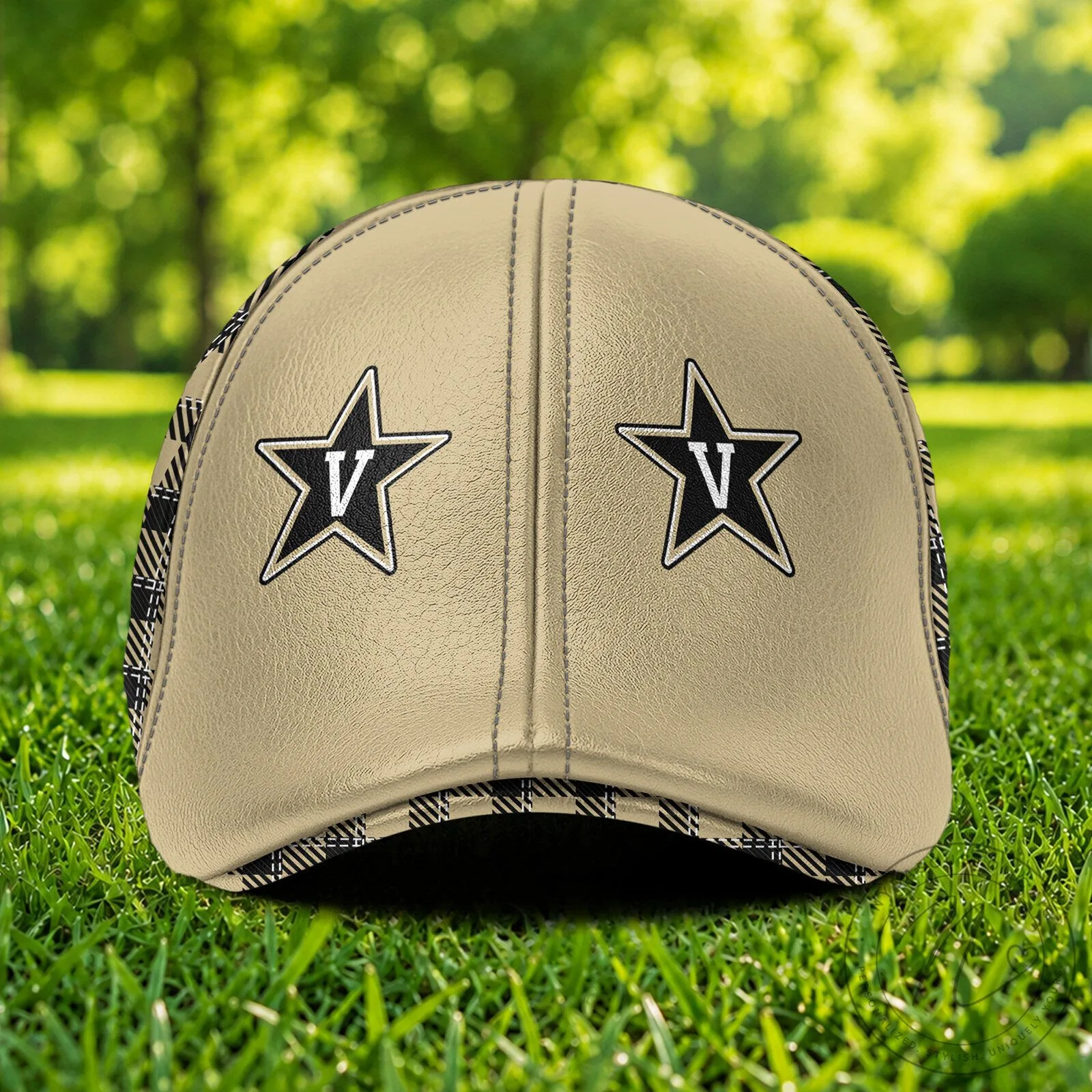 Vanderbilt Commodores NCAA Custom Name Plaid Ivy Cap Flat Hat 10 Vanderbilt Commodores NCAA Custom Name Plaid Ivy Cap Flat Hat