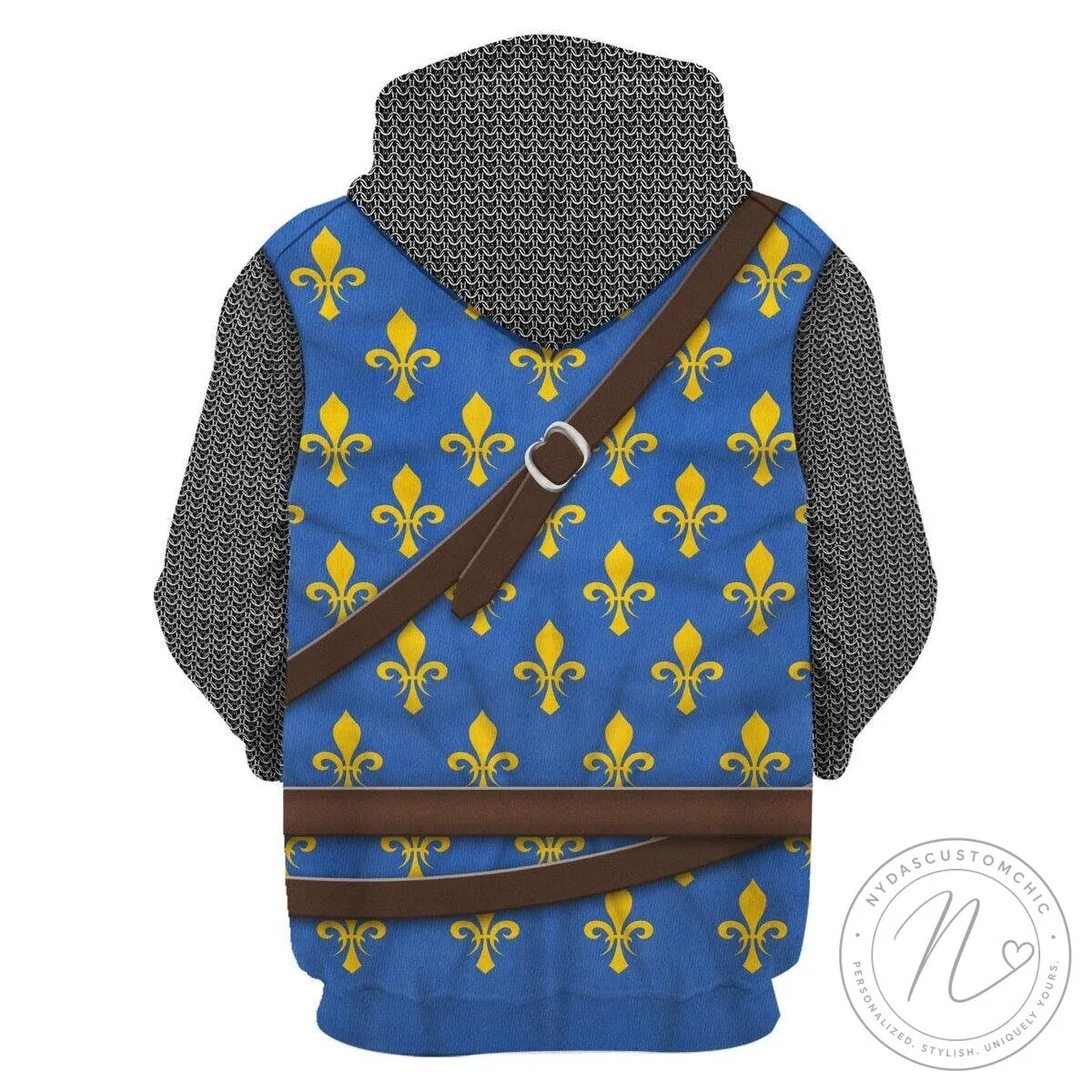 Philip II Augustus Knight Templar Fleur de Lis Medieval Armor Hoodie Sweatshirt 19 Philip II Augustus Knight Templar Fleur de Lis Medieval Armor Hoodie Sweatshirt