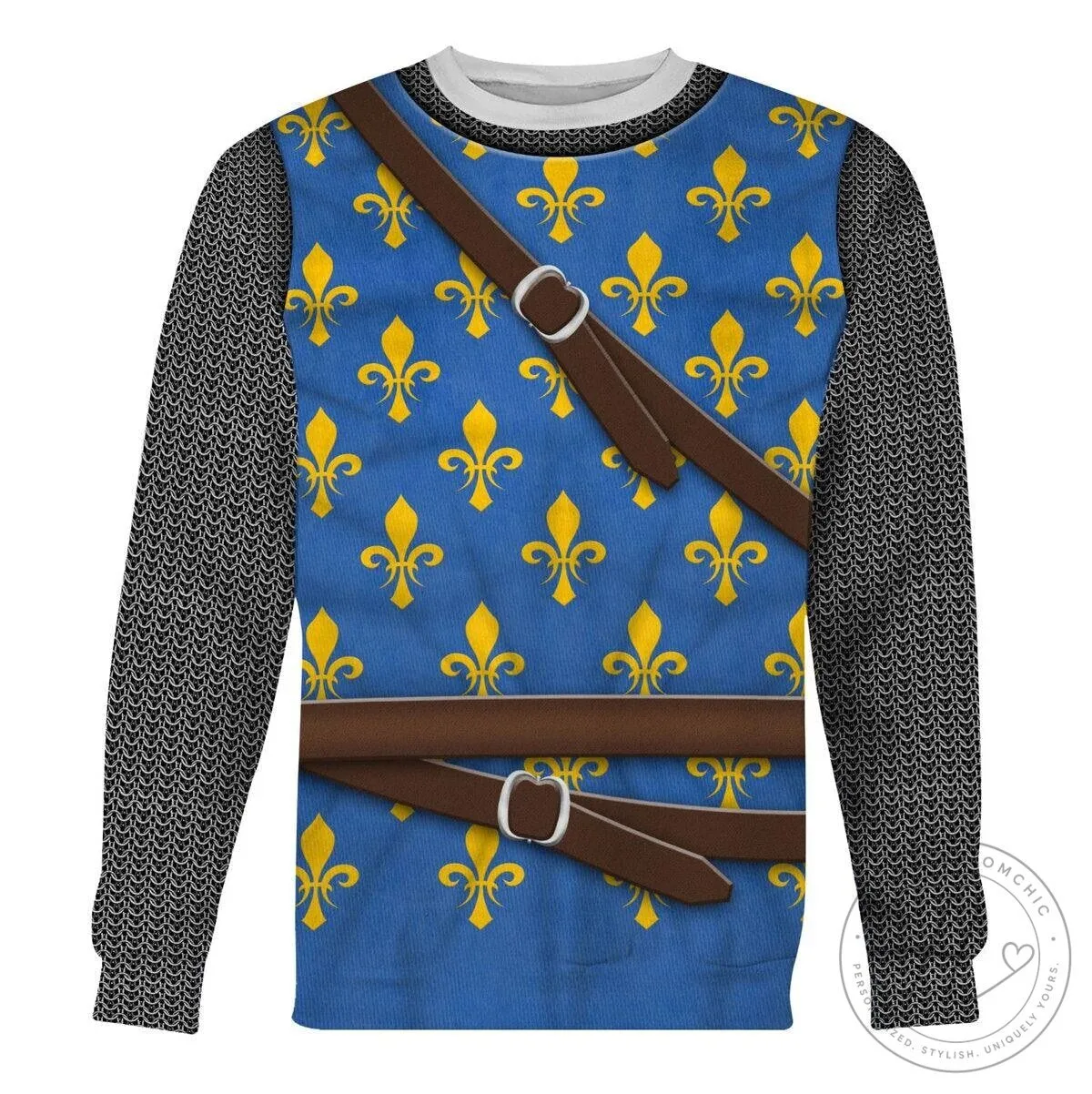 Philip II Augustus Knight Templar Fleur de Lis Medieval Armor Hoodie Sweatshirt 20 Philip II Augustus Knight Templar Fleur de Lis Medieval Armor Hoodie Sweatshirt