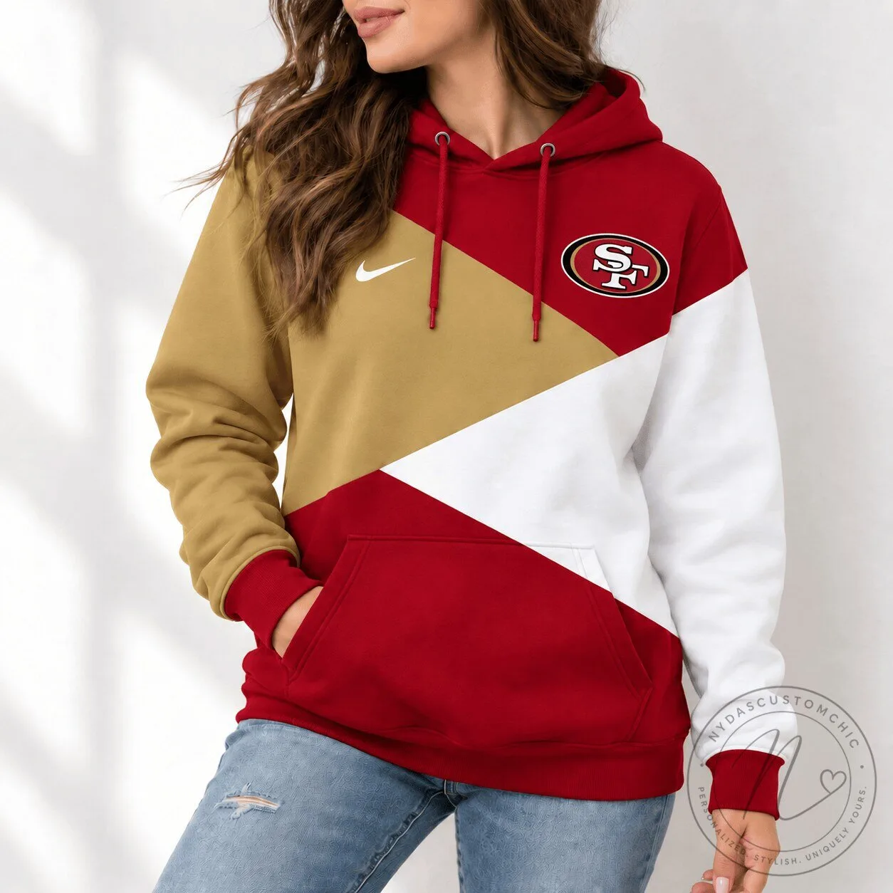 San Francisco 49ers National Football League Dynamic Angle Game Day Hoodie