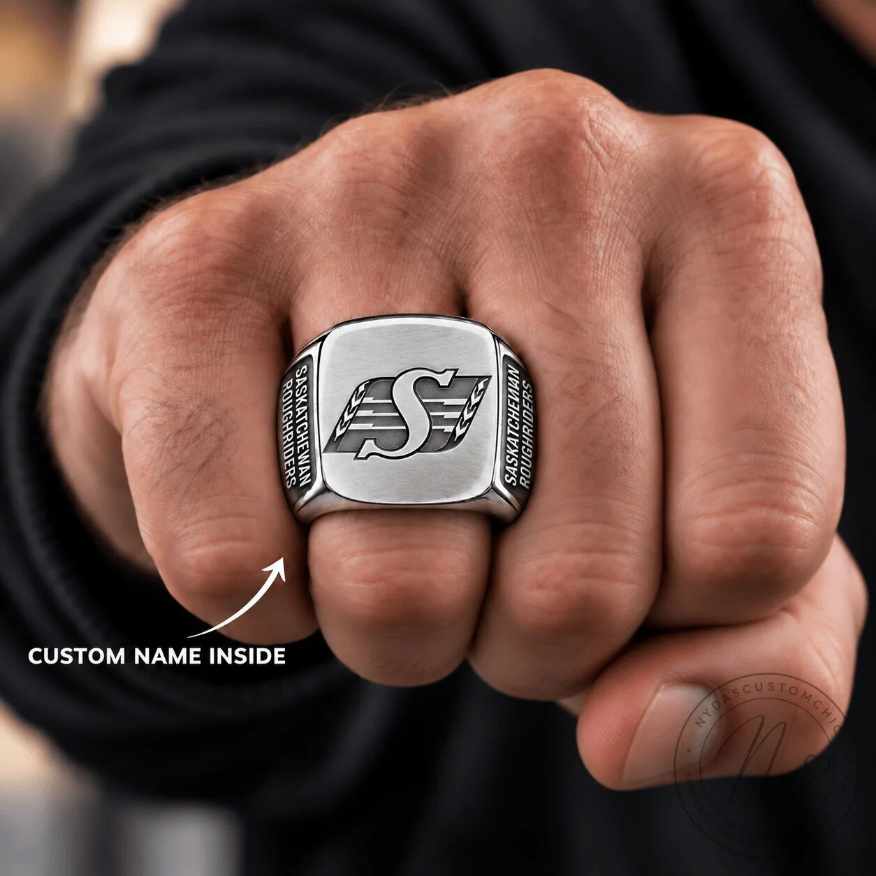 Saskatchewan Roughriders Football Team Custom Engraved Championship Ring