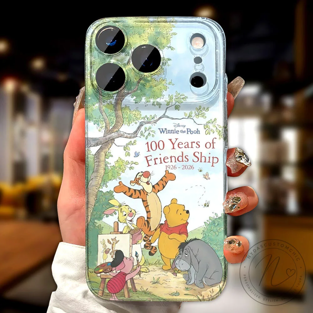 Winnie the Pooh 100 Years of Friendship 1926-2026 Disney Phone Case