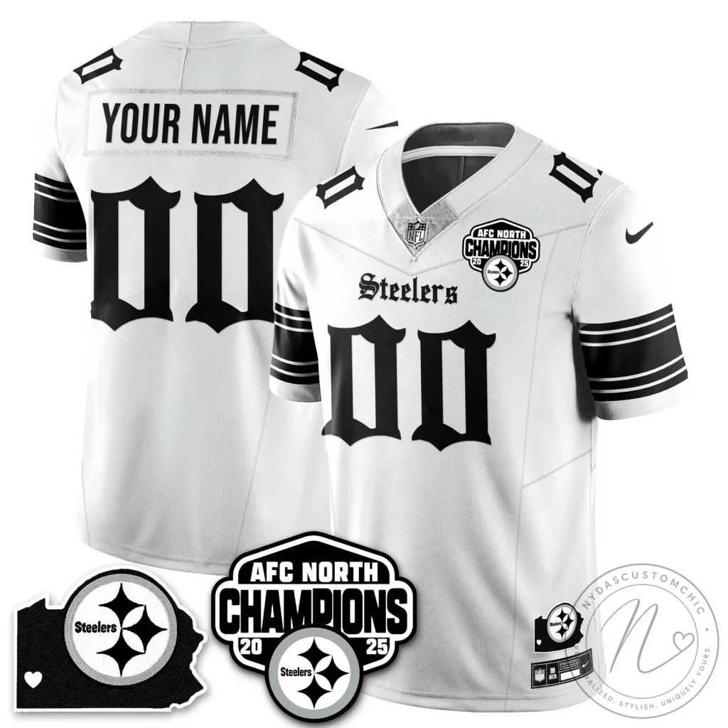 Pittsburgh Steelers Custom Jersey for AFC North Champions 27 Pittsburgh Steelers Custom Jersey for AFC North Champions