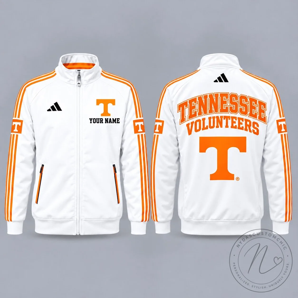 Tennessee Volunteers Personalized Full-Zip Casual Jacket