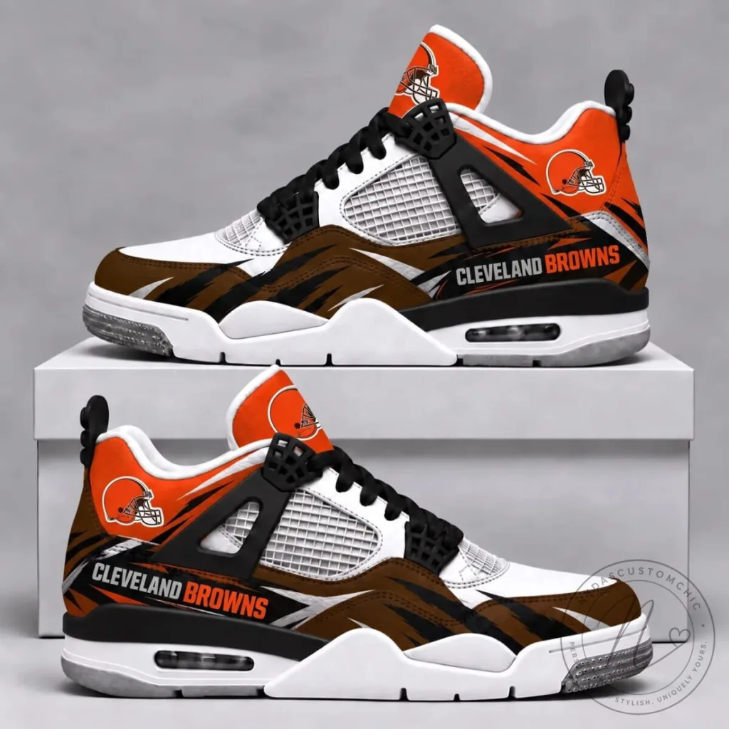 Cleveland Browns Football Team Custom Fan Shoes Cleveland Browns Football Team Custom Fan Shoes