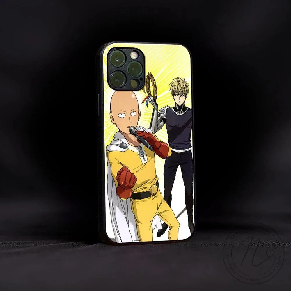 One Punch Man Saitama and Genos Anime Manga Series Phone Case