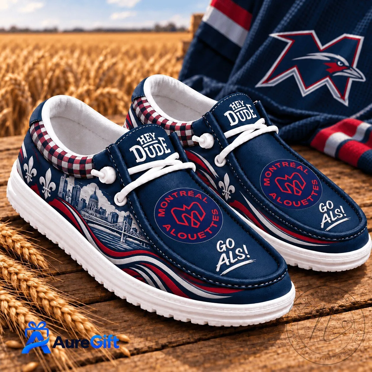 Montreal Alouettes Canadian Football League Hey Dude Shoes 2 Montreal Alouettes Canadian Football League Hey Dude Shoes