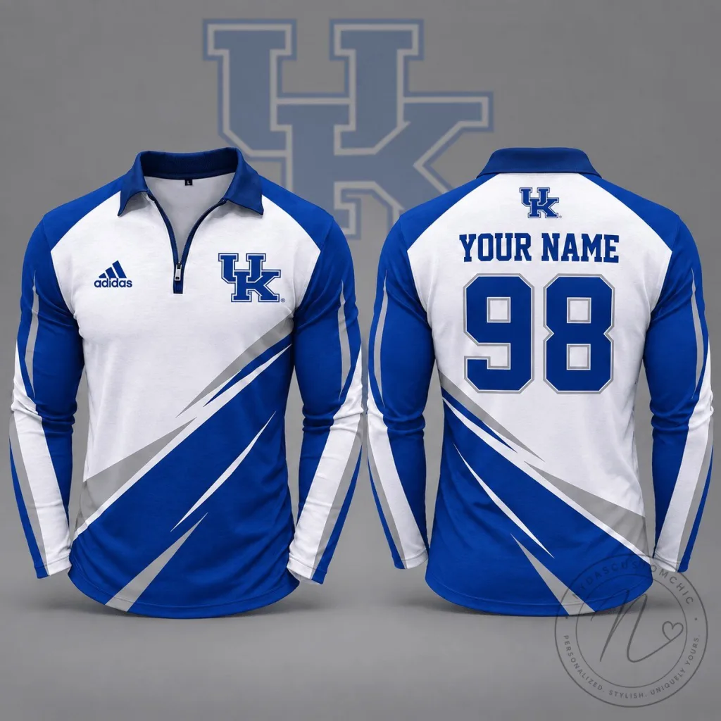 kentucky-wildcats-personalized-name-and-number-dynamic-stripes-long-sleeve-polo-shirt-featured Kentucky Wildcats Personalized Name and Number Dynamic Stripes Long Sleeve Polo Shirt