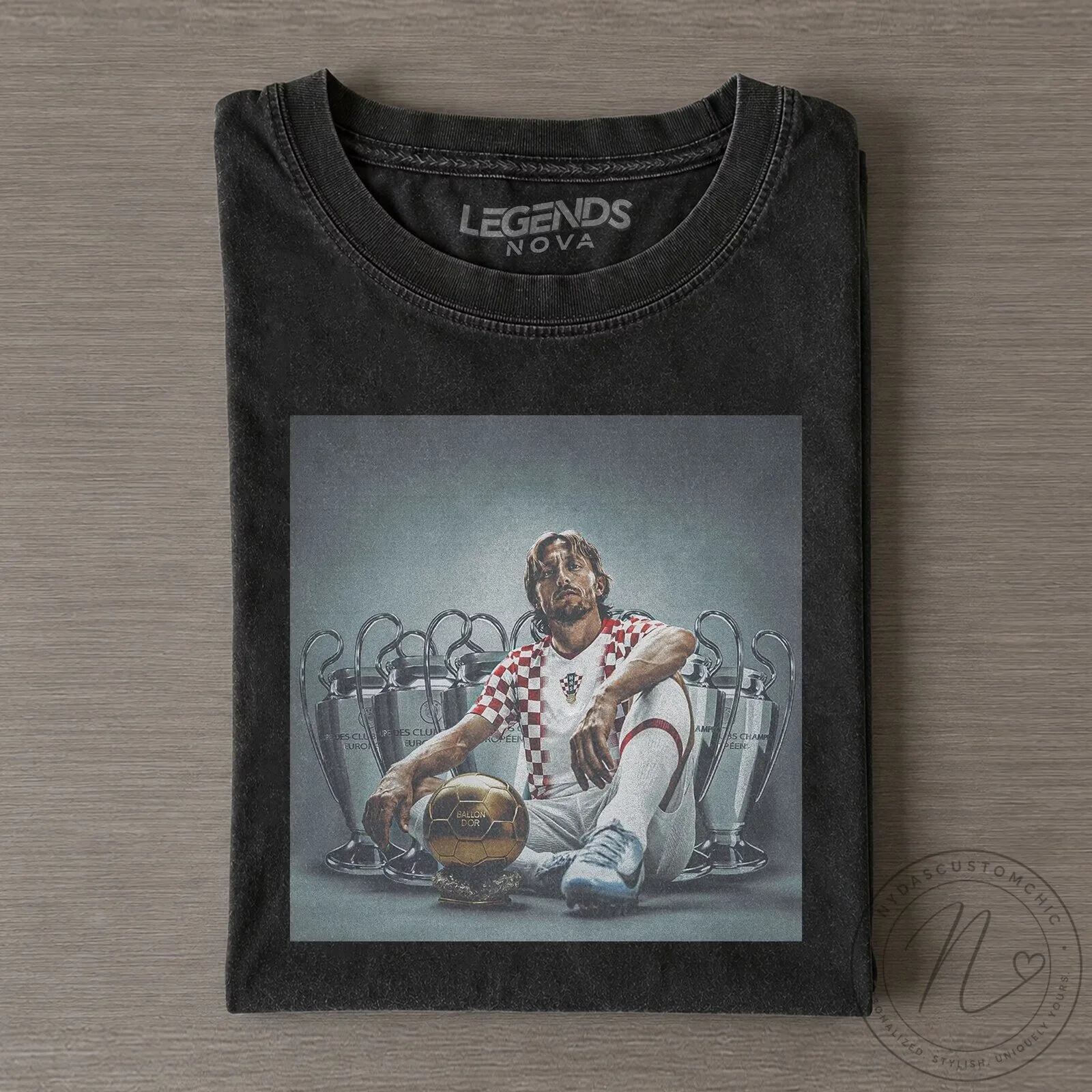 Croatia Luka Modric Football Legend Graphic T-Shirt 5 Croatia Luka Modric Football Legend Graphic T-Shirt
