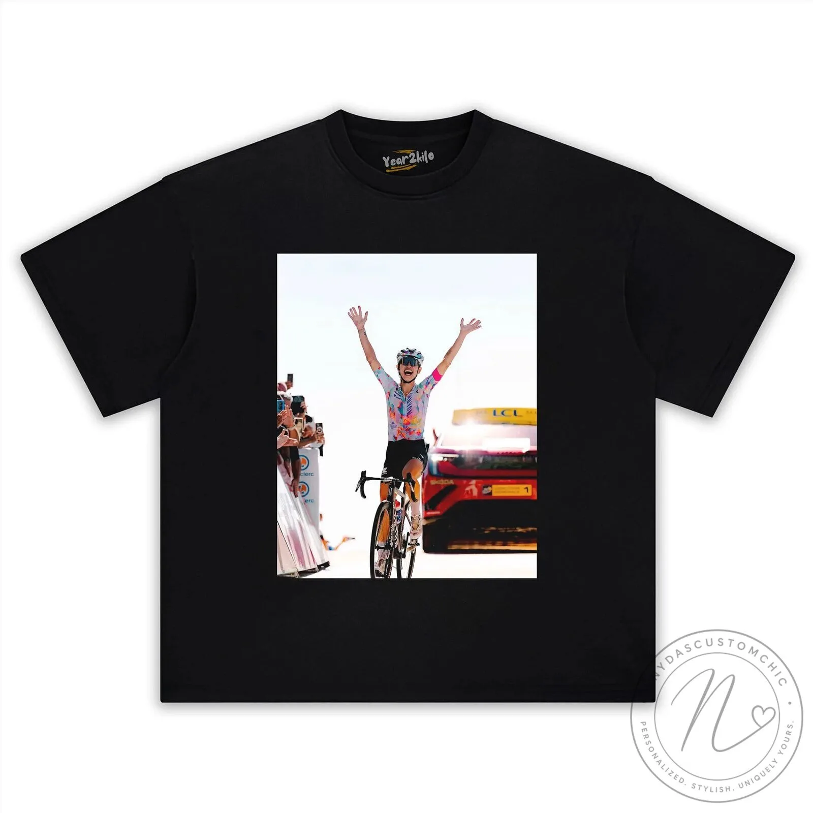 2026 Women's Cycling Champion T-Shirt - Kasia Niewiadoma Tour de France 15 2026 Women
