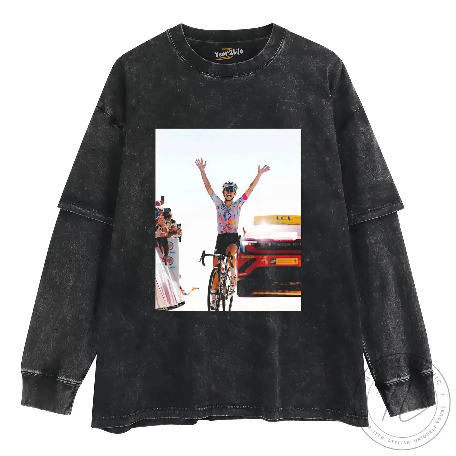2026 Women's Cycling Champion T-Shirt - Kasia Niewiadoma Tour de France 18 2026 Women