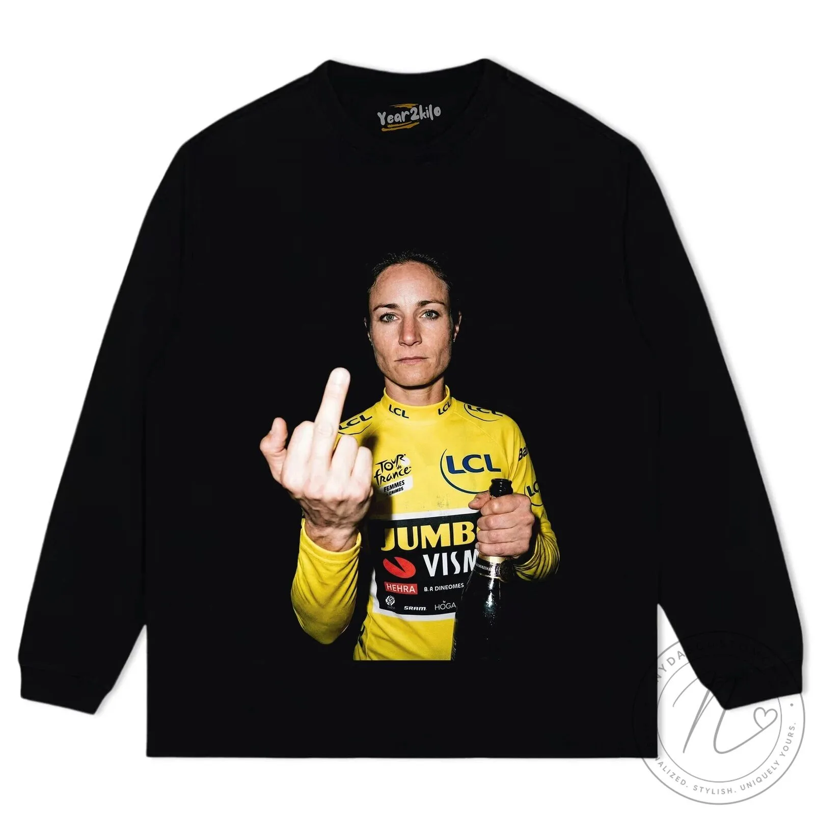 Marianne Vos Tour de France Femmes 2026 Cycling Champion T-Shirt 19 Marianne Vos Tour de France Femmes 2026 Cycling Champion T-Shirt