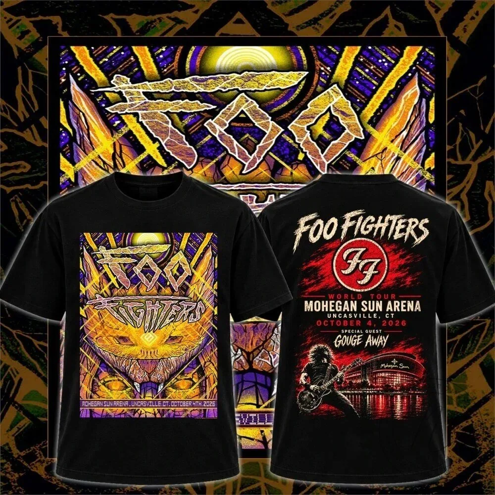 Foo Fighters Mohegan Sun Arena Uncasville Concert Tour October 4 2026 T-Shirt 2 Foo Fighters Mohegan Sun Arena Uncasville Concert Tour October 4 2026 T-Shirt