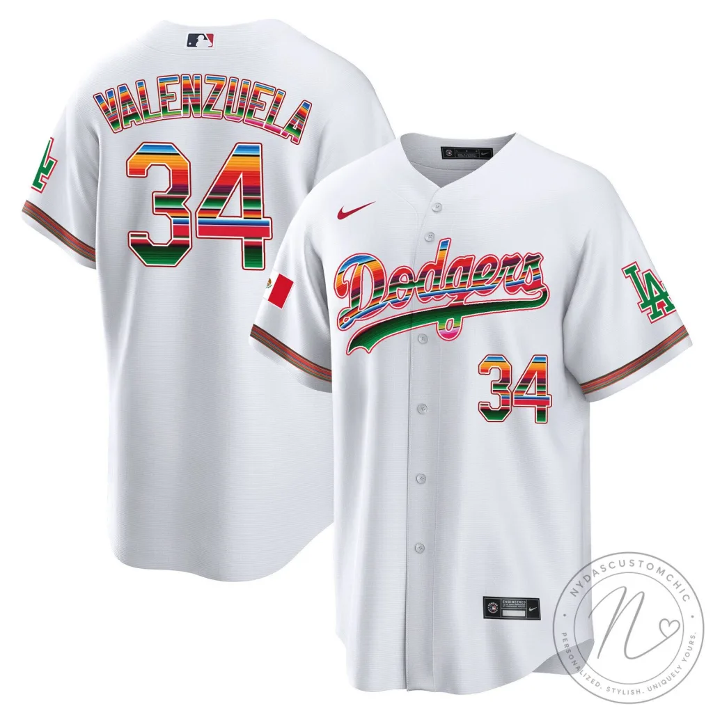 Fernando Valenzuela Baseball Jersey for Los Angeles Dodgers Fans from Mexico 34 Fernando Valenzuela Baseball Jersey for Los Angeles Dodgers Fans from Mexico