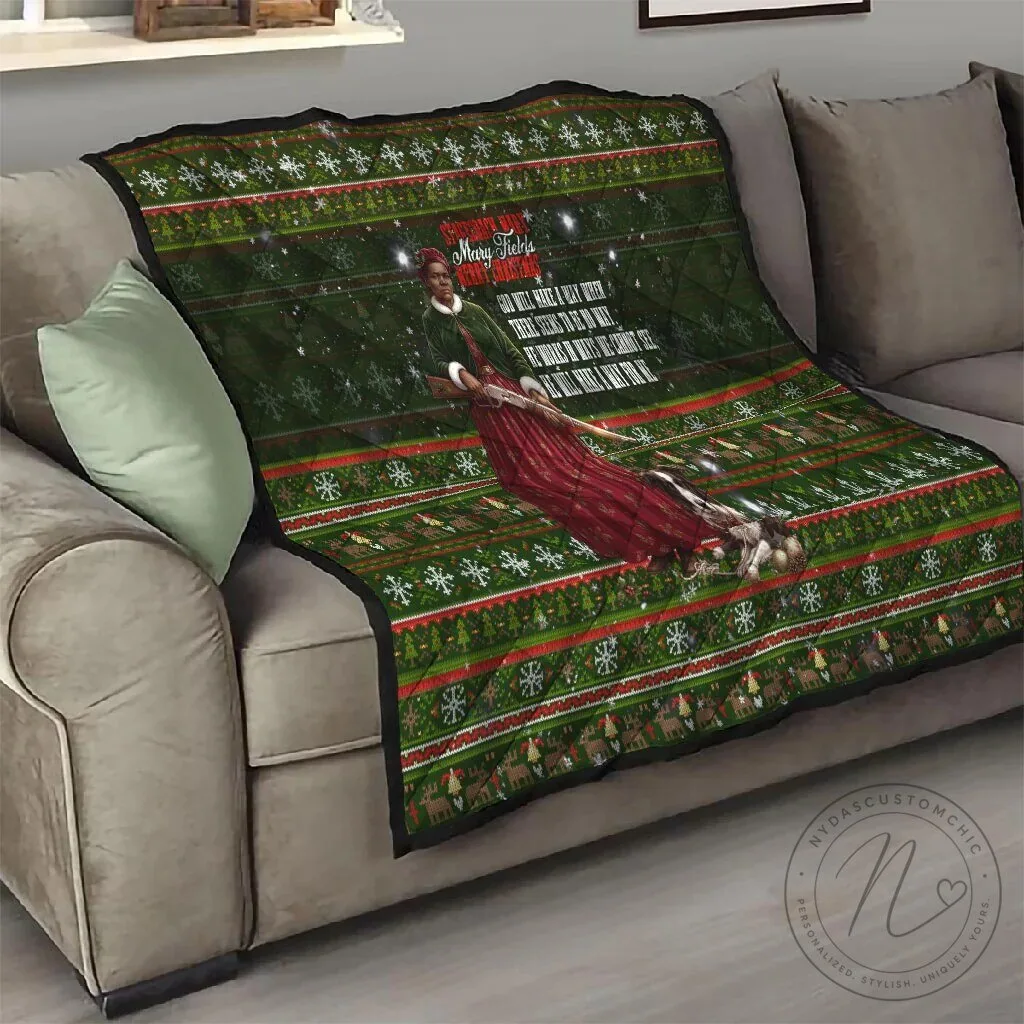 Stagecoach Mary Fields Christmas Quilt Blanket Old West Pioneer Vintage Holiday Art 10 Stagecoach Mary Fields Christmas Quilt Blanket Old West Pioneer Vintage Holiday Art