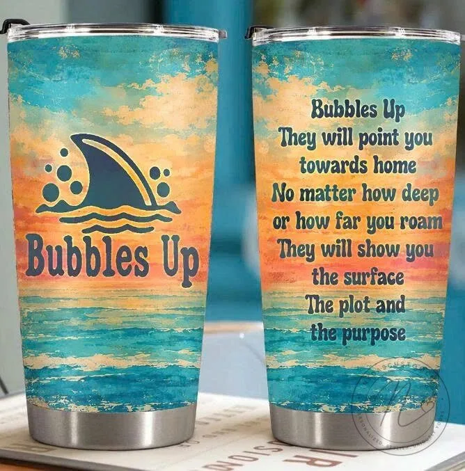 Bubbles Up Lyrics Jimmy Buffett Shark Fin Sunset Ocean Tumbler 3 Bubbles Up Lyrics Jimmy Buffett Shark Fin Sunset Ocean Tumbler