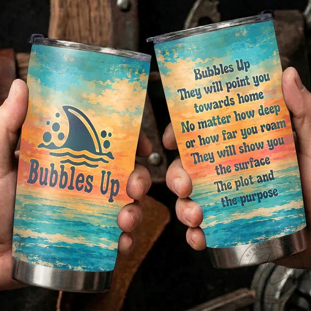 Bubbles Up Lyrics Jimmy Buffett Shark Fin Sunset Ocean Tumbler 11 Bubbles Up Lyrics Jimmy Buffett Shark Fin Sunset Ocean Tumbler