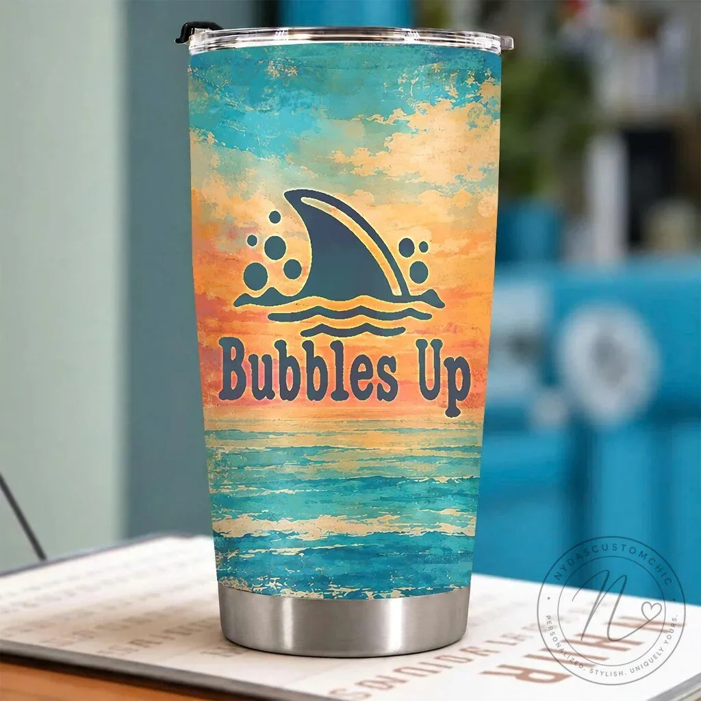 Bubbles Up Lyrics Jimmy Buffett Shark Fin Sunset Ocean Tumbler 15 Bubbles Up Lyrics Jimmy Buffett Shark Fin Sunset Ocean Tumbler