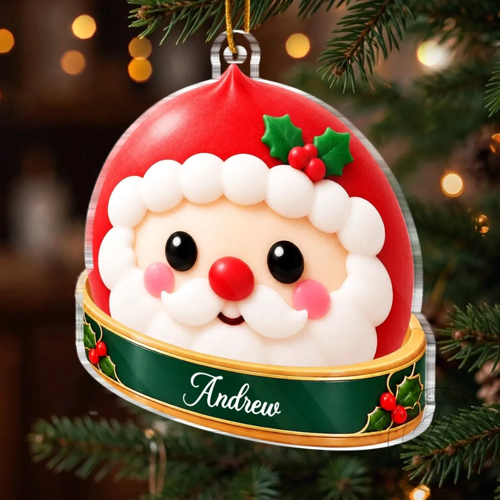 Personalized Christmas Character Penguin Polar Bear Santa Claus Acrylic Ornament 13 Personalized Christmas Character Penguin Polar Bear Santa Claus Acrylic Ornament