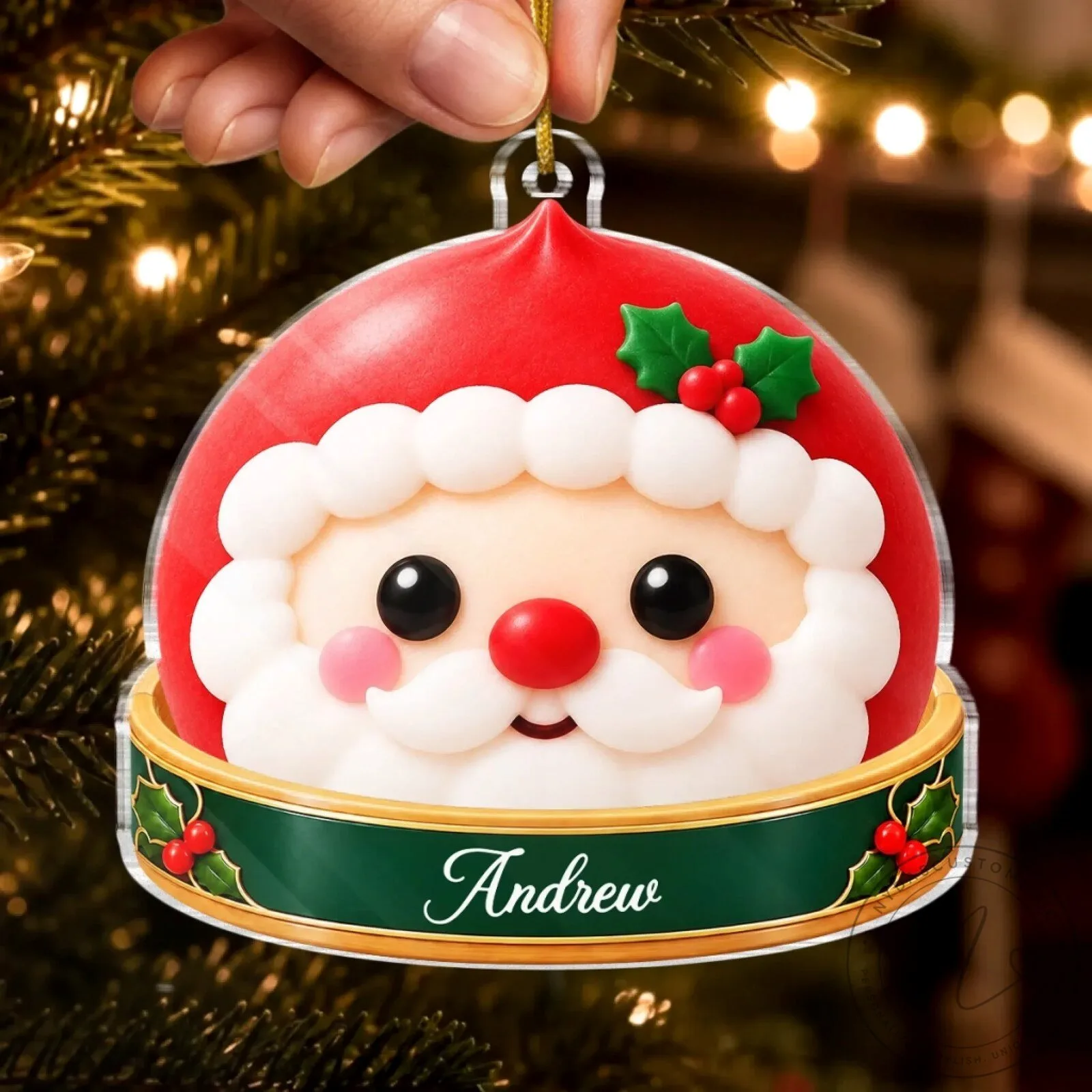 Personalized Christmas Character Penguin Polar Bear Santa Claus Acrylic Ornament 14 Personalized Christmas Character Penguin Polar Bear Santa Claus Acrylic Ornament