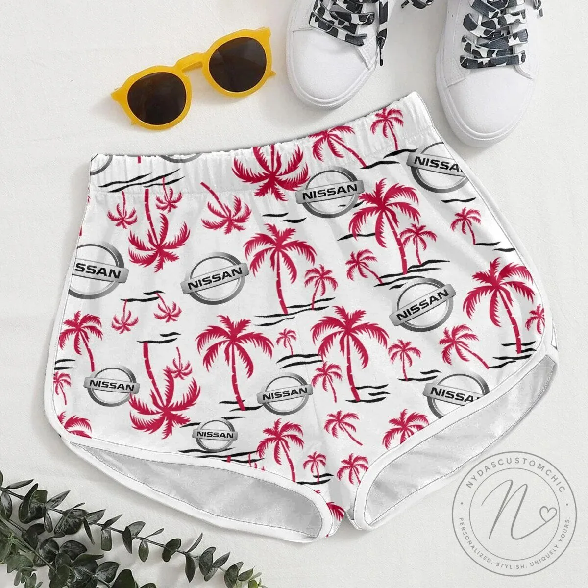 Nissan Red Palm Tree Tropical Summer Beach Hawaiian Shirt 11 Nissan Red Palm Tree Tropical Summer Beach Hawaiian Shirt