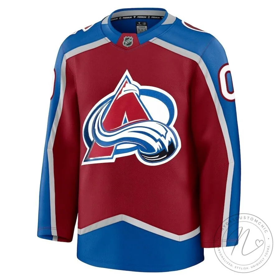 Colorado Avalanche NHL Home Premium Custom Hockey Jersey